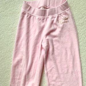 Juicy couture girls velour sweat pants